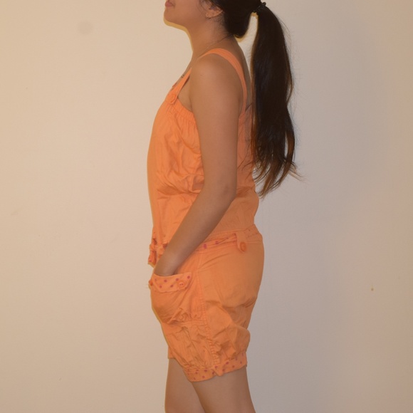 Orange youthful romper - Picture 4 of 5